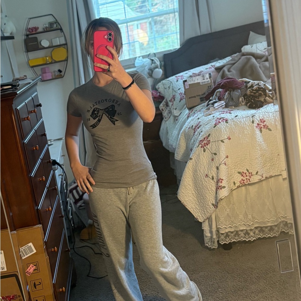 Aeropostale Gray Short Sleeve Tee